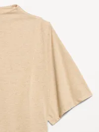 High-Neck Flutter-Sleeve Top - Creme De La Creme — view 3