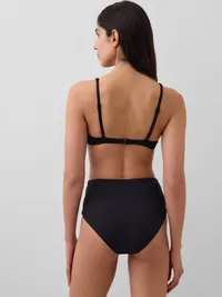 High Rise Bikini Bottom - Black — view 2