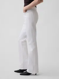 High Rise Boot Jeans - Fresh white — view 3