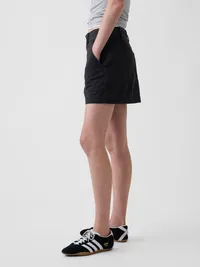 High Rise Mini Utility Skort - True black — view 3