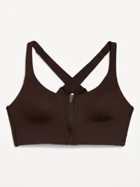 High Support PowerSoft Sports Bra - Black Coffee — view 3