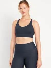 High Support PowerSoft Sports Bra - Dusk Navy — view 5