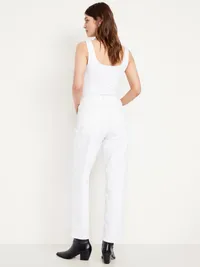 High-Waisted OG Loose Jeans - White — view 3