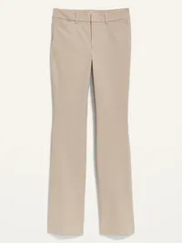 High-Waisted Pixie Flare Pants - Mocha Taffy — view 3