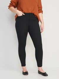 High-Waisted Pixie Skinny Ankle Pants - Black Jack — view 5