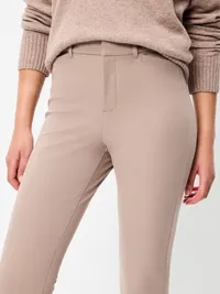 High-Waisted Pixie Skinny Ankle Pants - Chocolate Malted — view 4