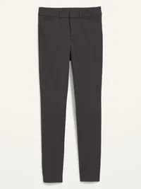 High-Waisted Pixie Skinny Pants - Dark Heathered Gray — view 4