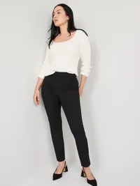 High-Waisted Pixie Skinny Pants - Panther — view 3