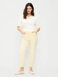High-Waisted Pixie Straight Pants - Celestine — view 5