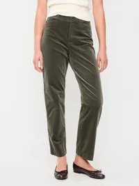 High-Waisted Pixie Straight Pants - Forest Tapestry — view 2