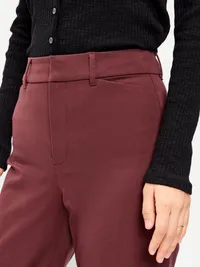 High-Waisted Pixie Straight Pants - Reddy Or Not — view 4
