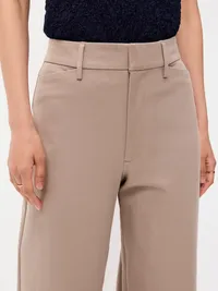 High-Waisted Pixie Super Wide-Leg Pants - Chocolate Malted — view 4