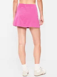 High-Waisted PowerChill Skort - Dragonfruit — view 2