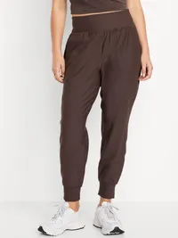 High-Waisted PowerSoft Pocket Joggers - Black Coffee — view 4