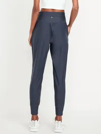High-Waisted PowerSoft Pocket Joggers - Dusk Navy — view 2