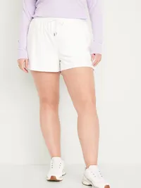 High-Waisted PowerSoft Shorts -- 3-inch inseam - Magnolia — view 5