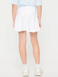 High-Waisted PowerSoft Skort for Girls - Calla Lilies — view 2
