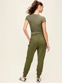 High-Waisted SleekTech Joggers - Hearthwood — view 3