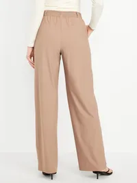 High-Waisted SleekTech Trouser Pants - Salt Marsh — view 2