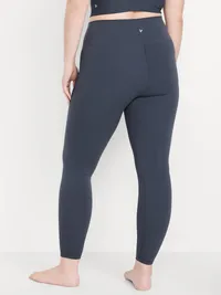 High-Waisted StudioSmooth 7/8 Leggings - Dusk Navy — view 5