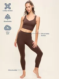 High-Waisted StudioSmooth 7/8 Leggings - Kyanite — view 3