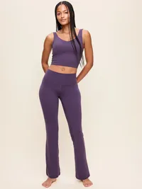 High-Waisted StudioSmooth Flare Leggings - Nebula — view 2