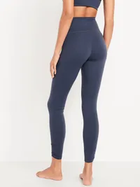 High-Waisted StudioSmooth Ruched Leggings - Dusk Navy — view 2