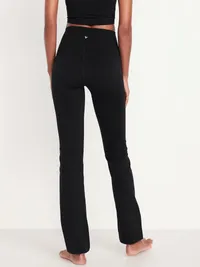 High-Waisted StudioSmooth Straight Legging - Black Jack — view 2