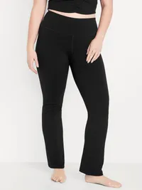 High-Waisted StudioSmooth Straight Legging - Black Jack — view 4