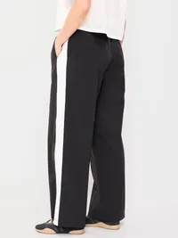 High-Waisted TrekTech Lightweight Woven Active Pants - Black Jack — view 5