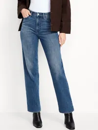 High-Waisted Wow Loose Jeans - Medium Wash — view 2