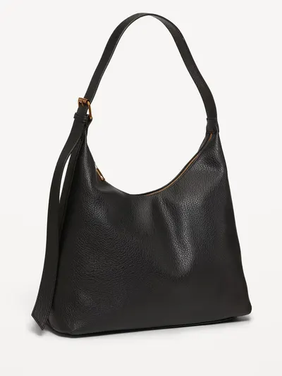 Hobo Shoulder Bag - Black Jack