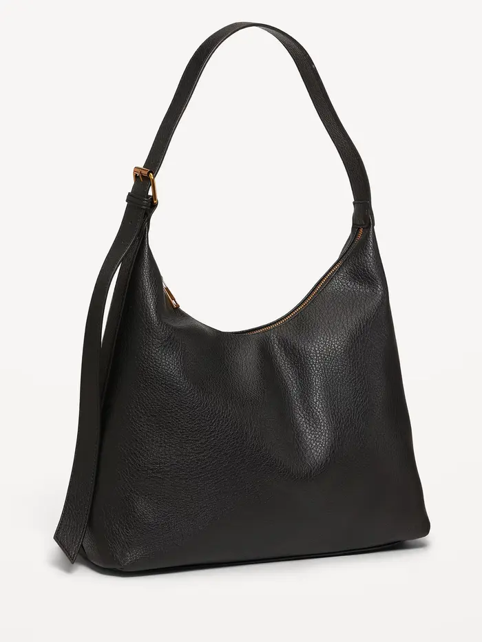 Hobo Shoulder Bag - Black Jack