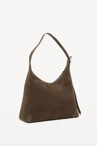 Hobo Shoulder Bag - Olive — view 3