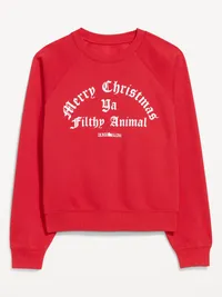 Home Alone™ Oversized Raglan Sweatshirt - Scotty Red — view 2