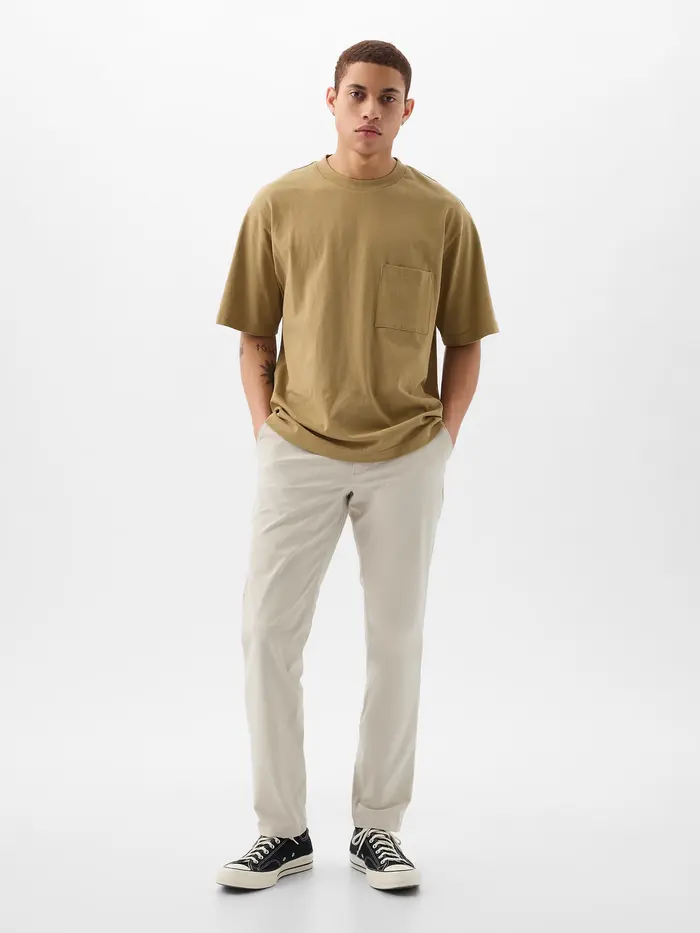 Hybrid Slim Khakis - Grey