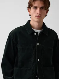 Icon Corduroy Jacket - Green gitane — view 4