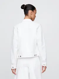 Icon Denim Jacket - Optic white — view 3