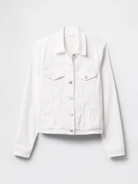 Icon Denim Jacket - Optic white — view 5