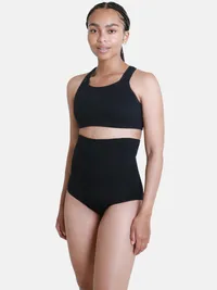 Ingrid and Isabel 2 Pack Postpartum Compression Undies - Black — view 2