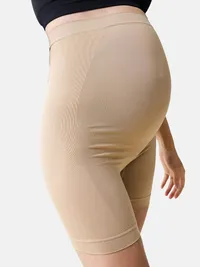 Ingrid and Isabel 2 Pack Shapewear Short Bundle - Beige — view 2