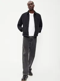 Insulated Canvas Barn Jacket - Black Jack — view 3