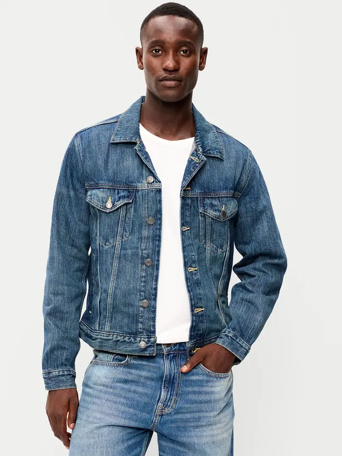 Jean Trucker Jacket - Medium Wash