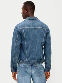 Jean Trucker Jacket - Medium Wash — view 2