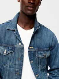 Jean Trucker Jacket - Medium Wash — view 5