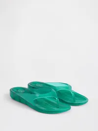 Jelly Flip Flops - Baize green — view 2