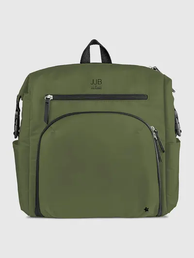 JuJuBe Modern Backpack Diaper Bag - Olive