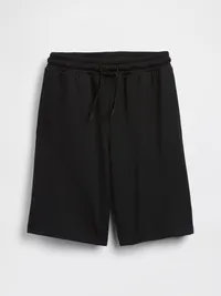 Kids 8" Mesh Active Shorts - Black — view 2