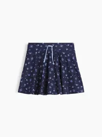 Kids Active Skort - Navy floral — view 2