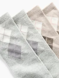 Kids Argyle Knee-High Socks (2-Pack) - Multi — view 2